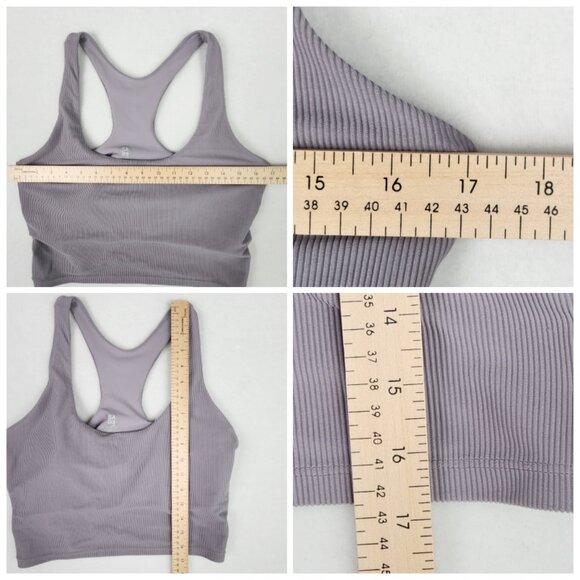 Sage Collective Racerback Sports Bra Top Size XL Purple - Picture 7 of 7